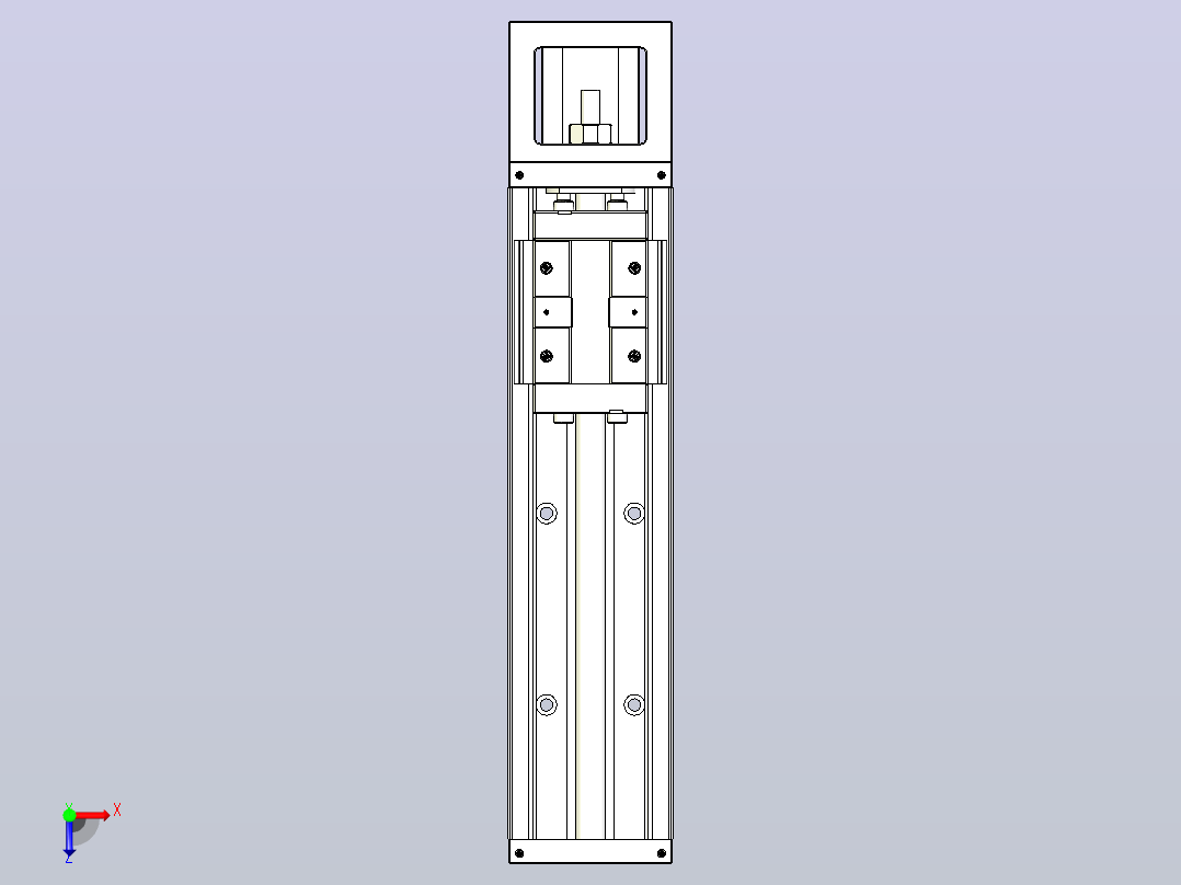 钢基模组TPA-KSR-8610C-340A1-M-F0俯视图