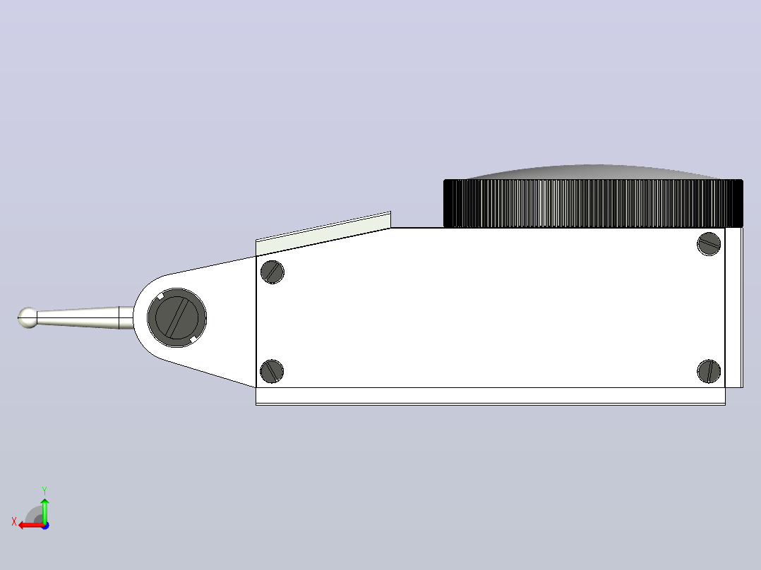 测量工具指示器后视图