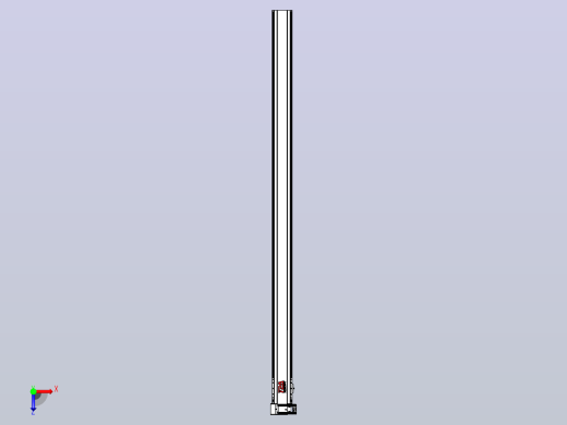 皮带直线轴半封闭可选导轨TPA-HNB-120D-110-L2150-LU-Y-P40-N3俯视缩略图