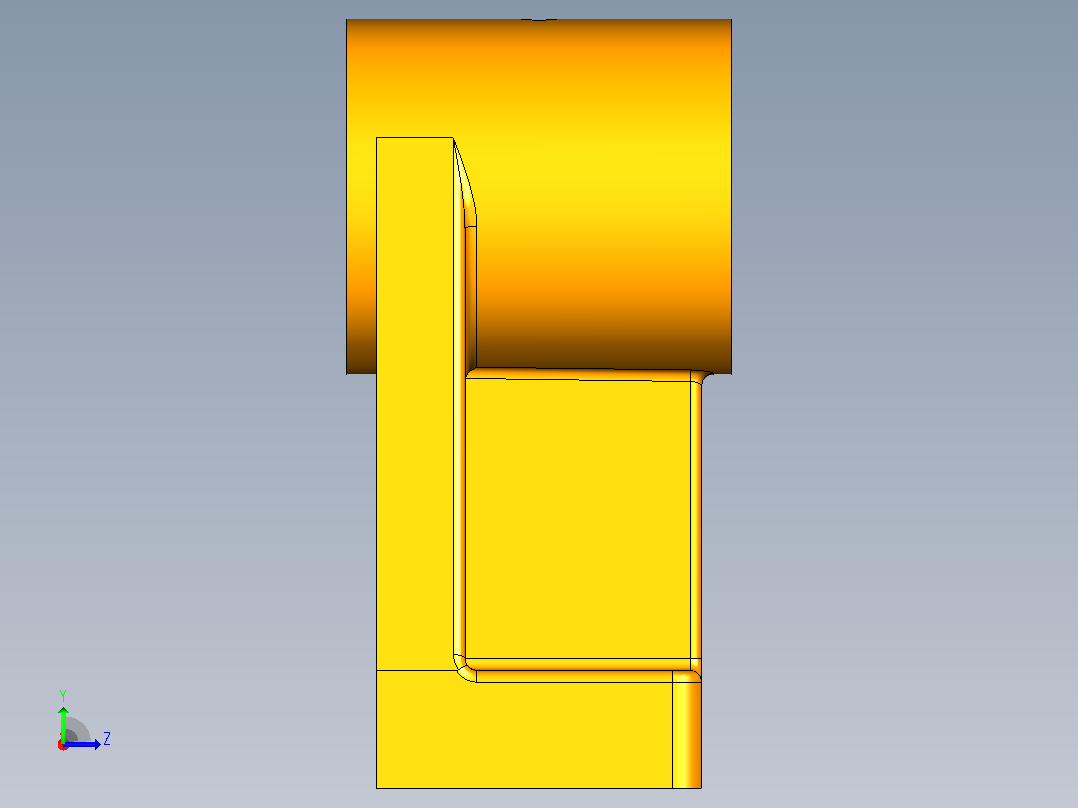 滑动轴承座铸造工艺设计 UG+CAD+说明书左视图