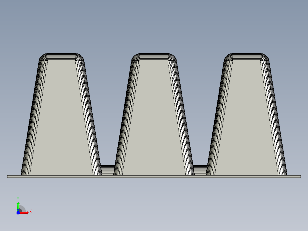 育苗盘内托前视图
