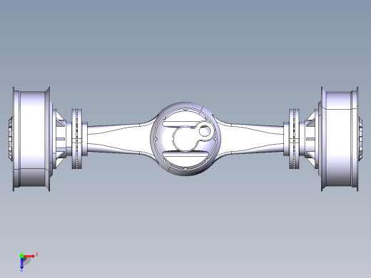 Rear Axle后桥结构俯视缩略图
