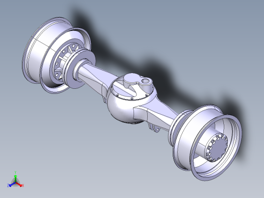 Rear Axle后桥结构正等轴测缩略图
