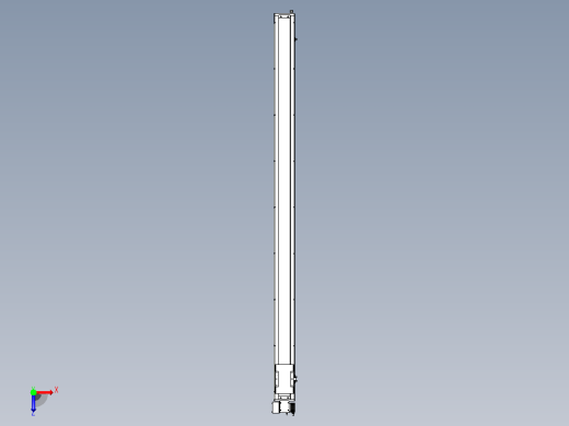 SCM14-2200-LD滚珠花健、支撑座、滚珠丝杠、交叉导轨、直线模组俯视缩略图