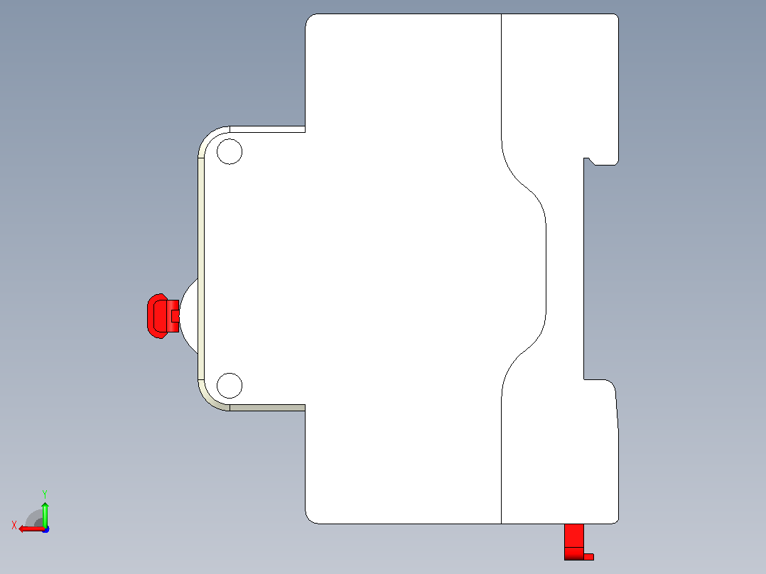 CDB6i-125塑料外壳式断路器[CDB6i1251C63]德力西后视图