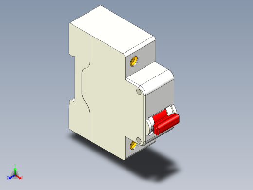 CDB6i-125塑料外壳式断路器[CDB6i1251C63]德力西正等轴测缩略图