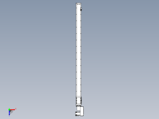机器人皮带驱动直线轴TPA-GCB-80-P60-L1400-QR-M20-N3俯视缩略图