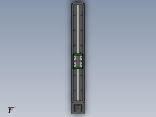 钢制KK模组直线滑台TKK86D(标准型）TKK86D-640俯视缩略图