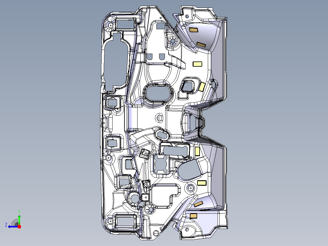 猎豹 CS9 B005310002_M_前围隔热垫装置（CVT）右视图