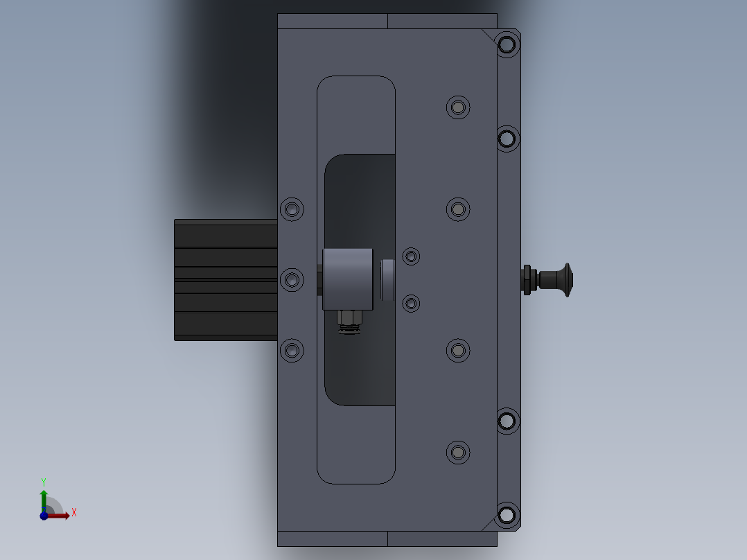 4套共用 020513-01-02BX喷气管总成测气密封性工装前视图