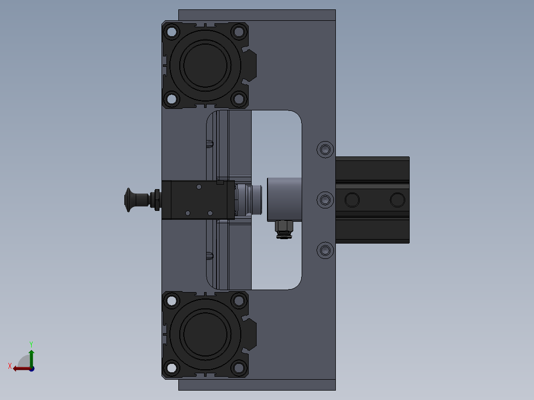 4套共用 020513-01-02BX喷气管总成测气密封性工装后视图