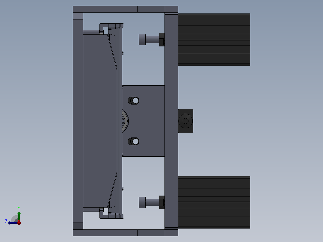 4套共用 020513-01-02BX喷气管总成测气密封性工装右视图