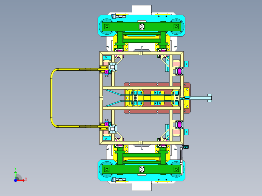 汽车生产线夹具前视缩略图