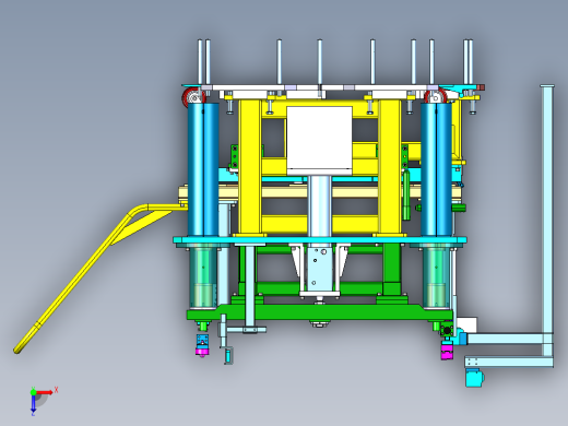 汽车生产线夹具俯视缩略图