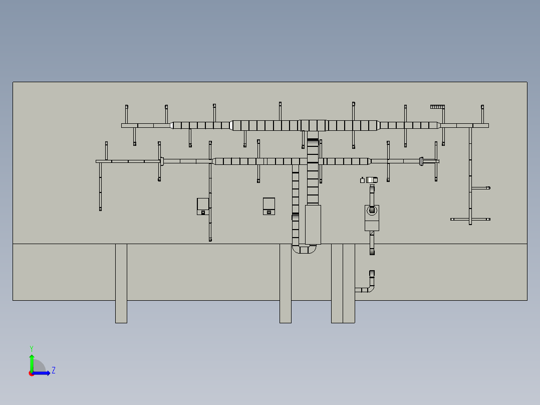 空调送风图左视图