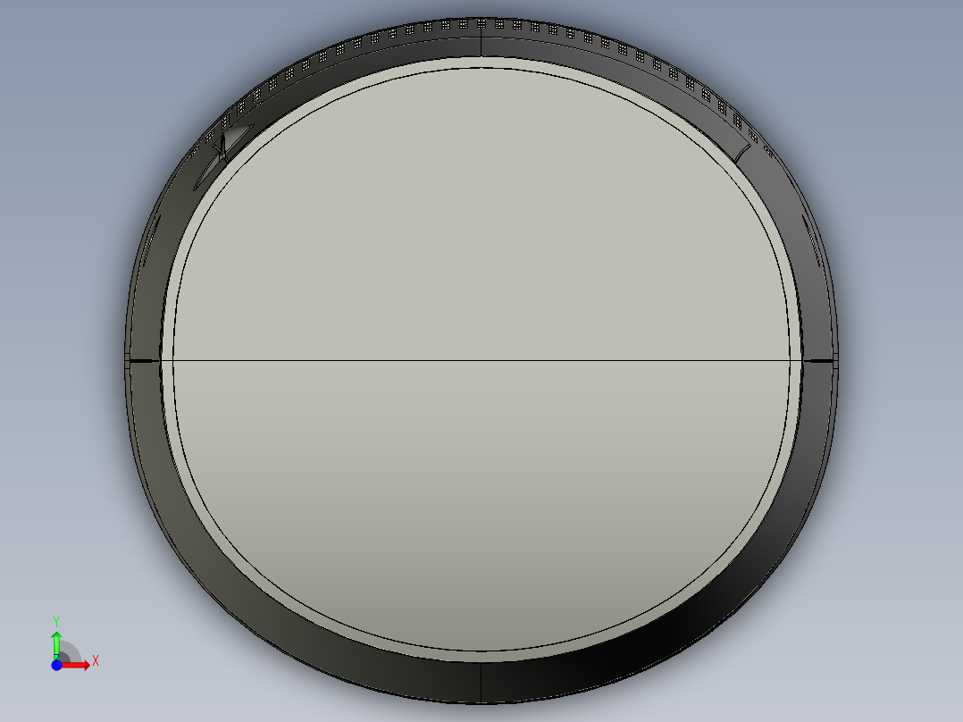 空气净化机前视图