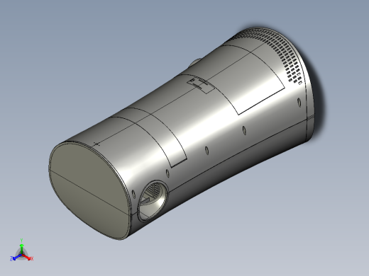 空气净化机正等轴测缩略图