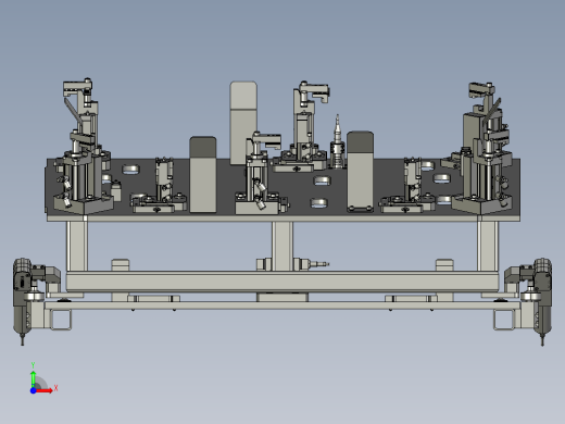 点焊夹具3D前视缩略图