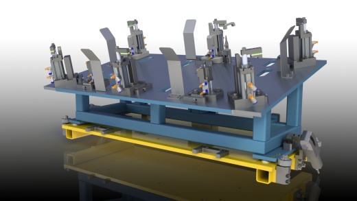 点焊夹具3D缩略图