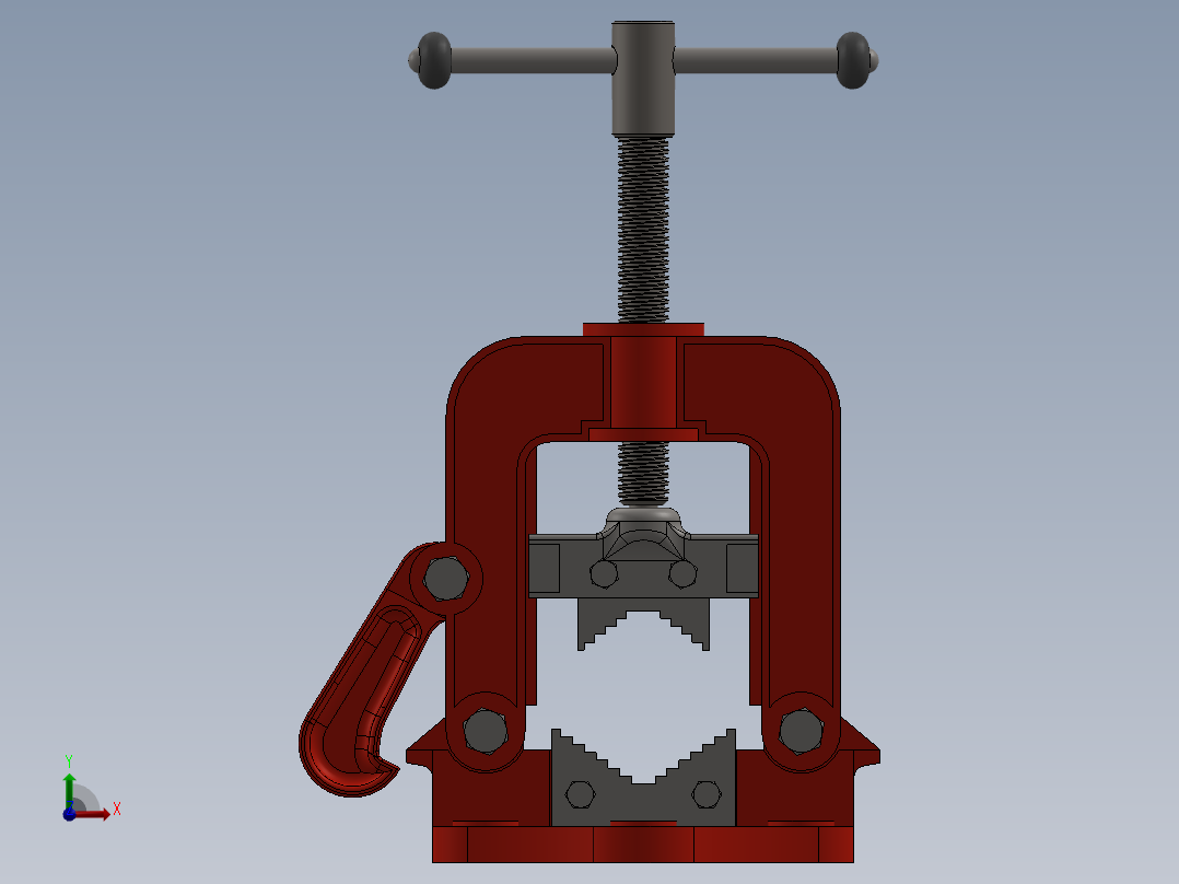 台式车床(水管工)前视图