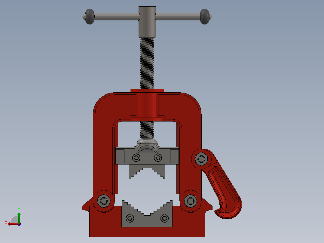 台式车床(水管工)后视图