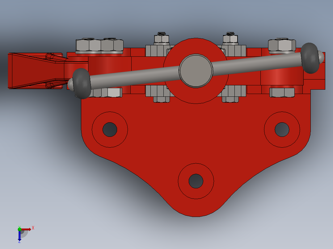 台式车床(水管工)俯视图