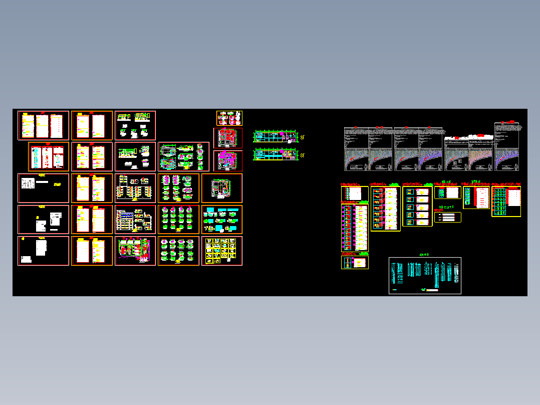 某项目冷却水系统 空调冷热源机房及相关暖通设计施工图