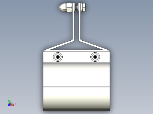线圈与壳体组件3D模型前视缩略图