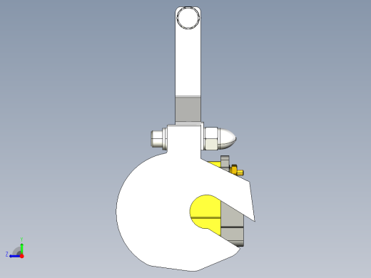 线圈与壳体组件3D模型右视缩略图