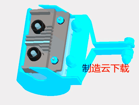 线圈与壳体组件3D模型