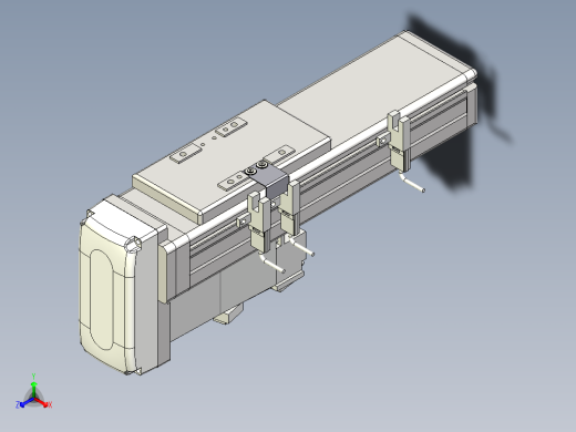 Toyo东佑达直线模组-ETH6M-BM-100-M10B正等轴测缩略图