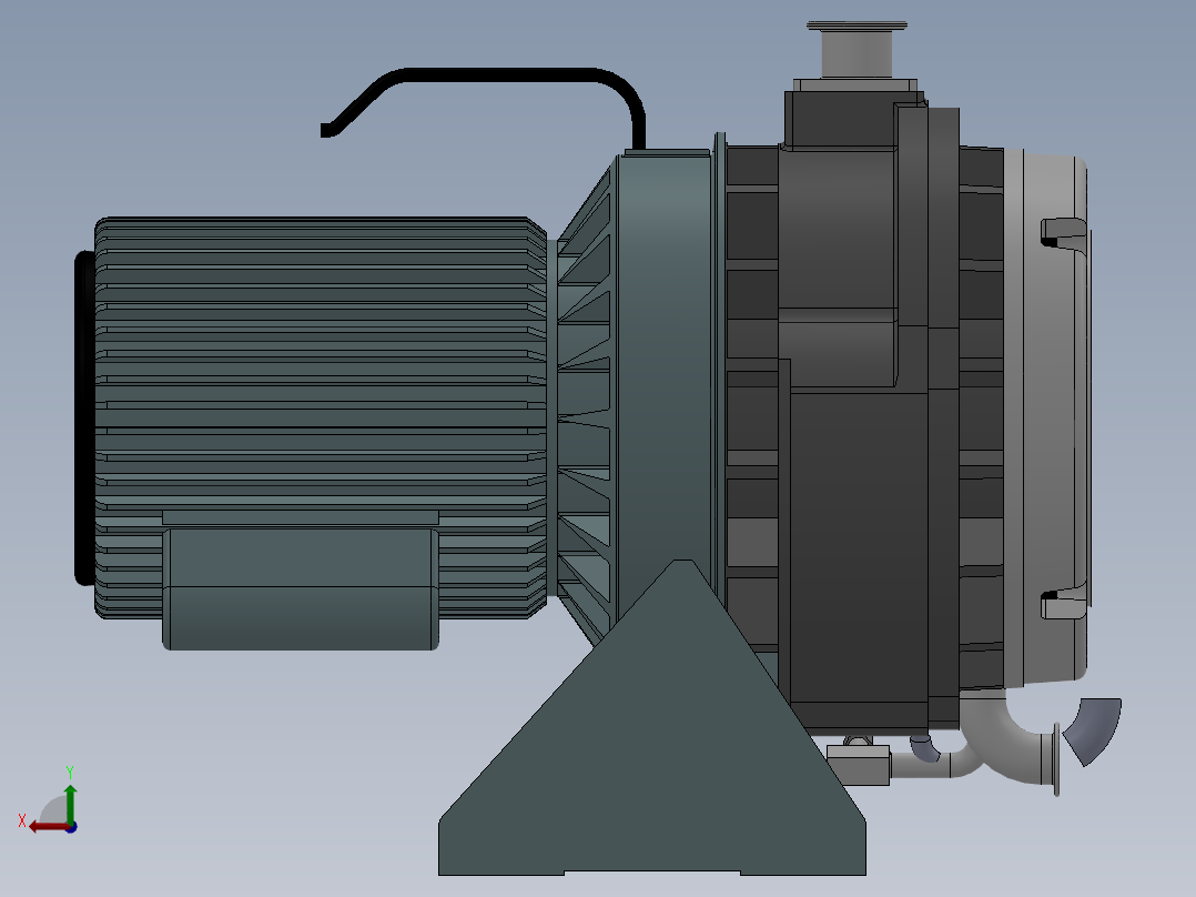 WQG型潜水切割泵后视图