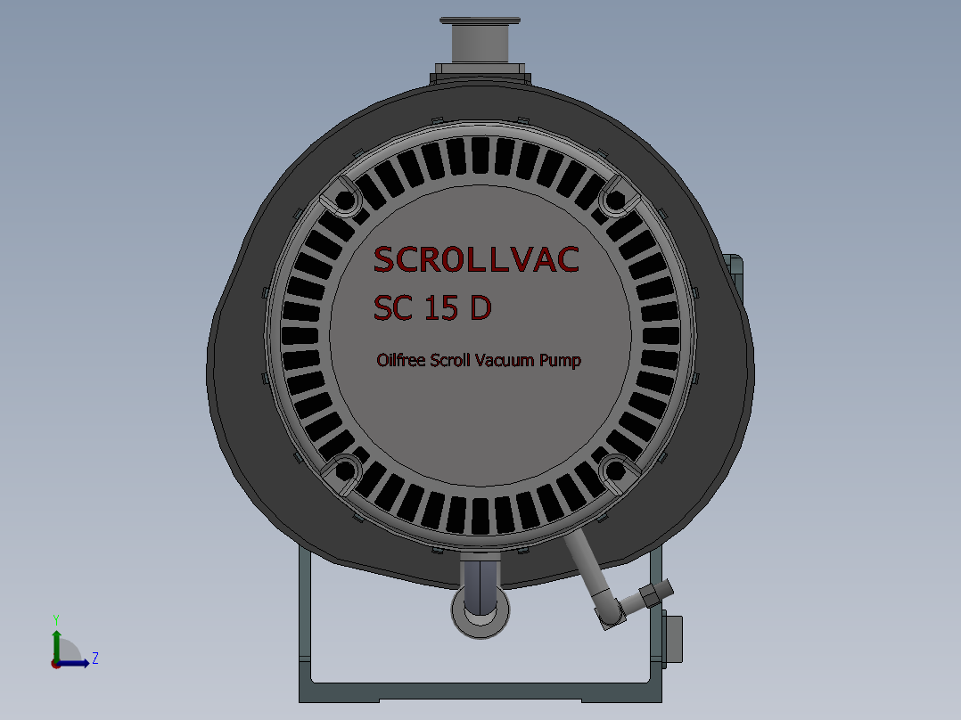 WQG型潜水切割泵左视图