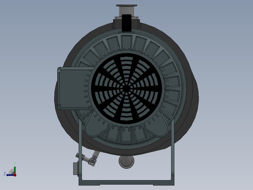 WQG型潜水切割泵右视图