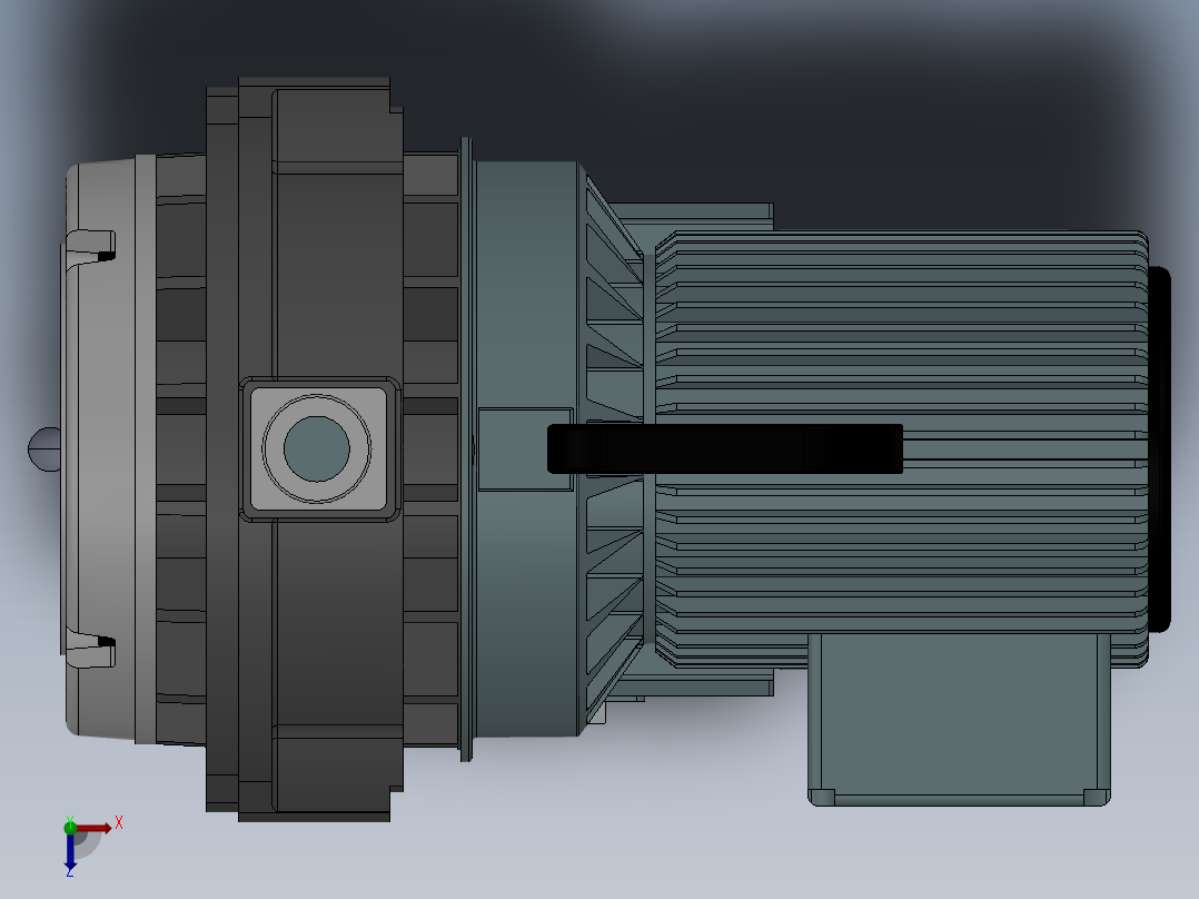 WQG型潜水切割泵俯视图