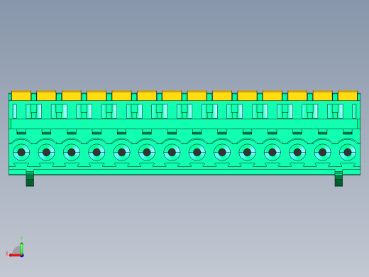 DEGSON 2EDG 系列 5.0mm 可插拔接线端子组-2EDGKDB-5.0-14P-14-00AH后视缩略图