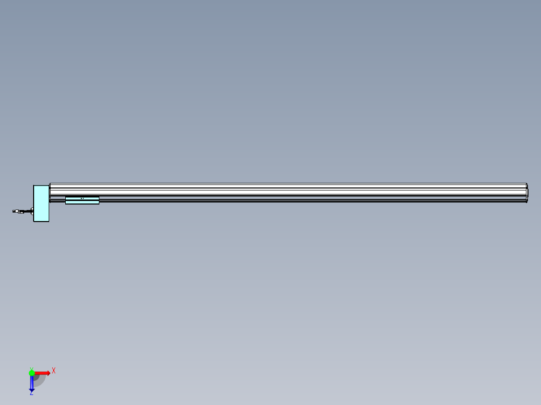 威洛博VBF同步带传动一般环境VBF14-L45-S1700-BRU-ZP40-C3俯视图