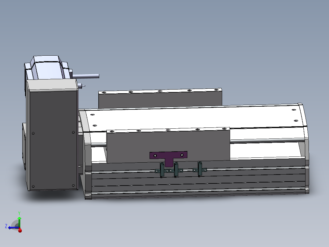 MTB同步带半封闭MTB22M-RU-750W主视图