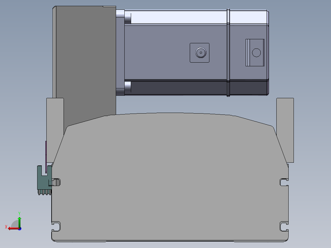 MTB同步带半封闭MTB22M-RU-750W后视图