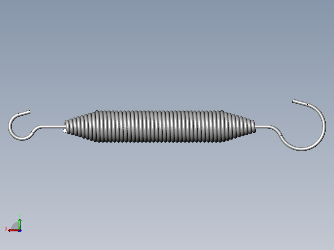 异形弹簧-1330K450_EXTENSION SPRING后视图