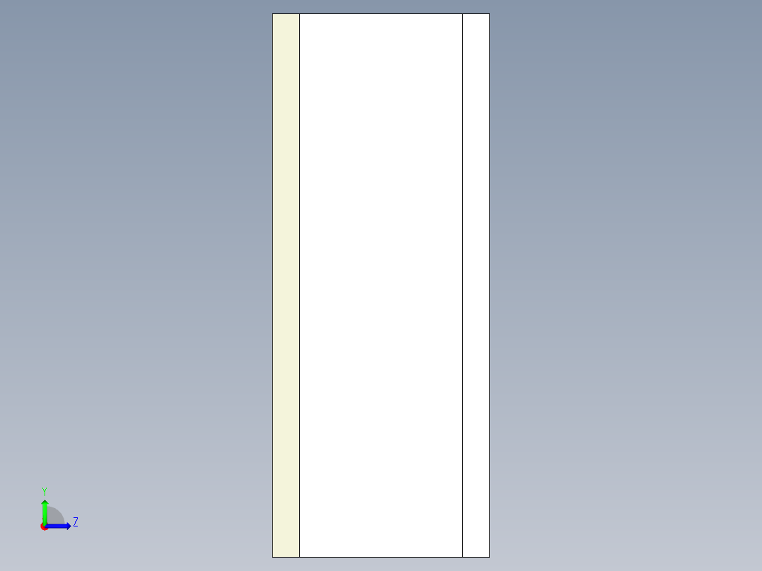 定位配件2313-3D多系列多零件图纸模型左视图