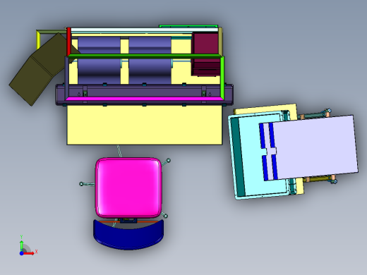装配工位周边设备与工位布局前视缩略图