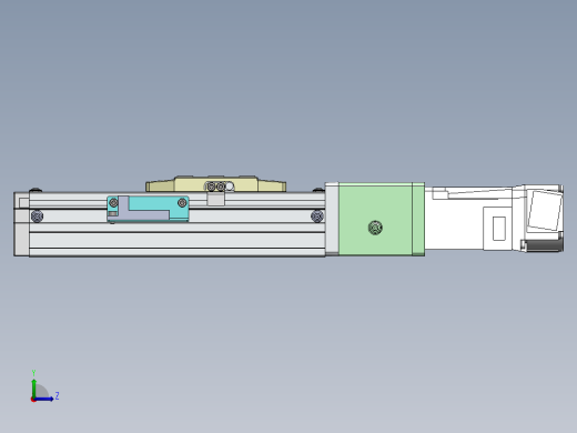 GTH内嵌丝杆全封闭GTH4-BC-100W左视缩略图