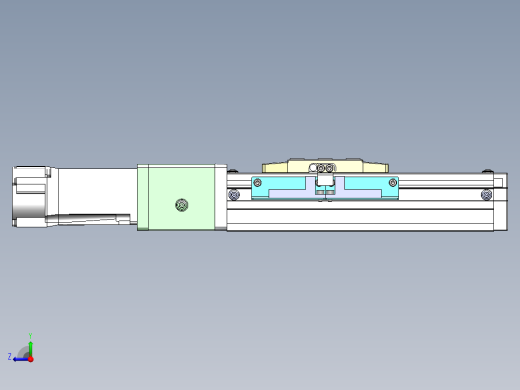 GTH内嵌丝杆全封闭GTH4-BC-100W右视缩略图