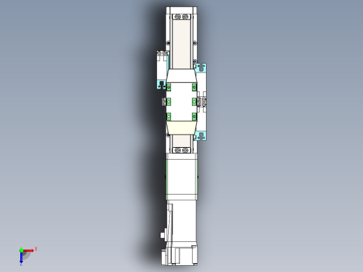GTH内嵌丝杆全封闭GTH4-BC-100W俯视缩略图