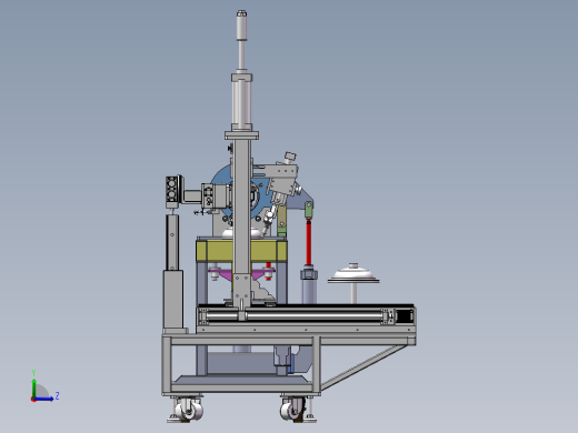 罐体连续焊接装置左视缩略图