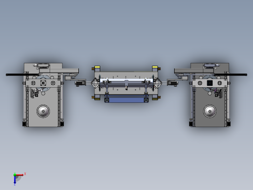 罐体连续焊接装置俯视缩略图