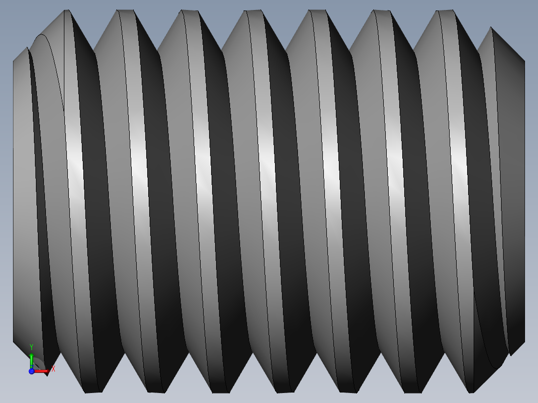 DIN 913-ISO 4026 固定螺钉-M3 L=4.SLDPRT前视图