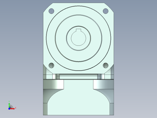 直齿孔ZPLX120-L3 22-110-145-M8.stp前视缩略图