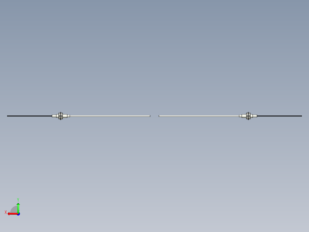 光纤元件对射型FT-D419-L后视图